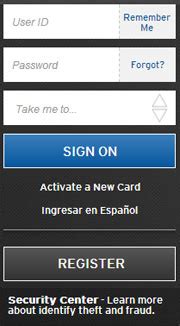 citicards sign on.